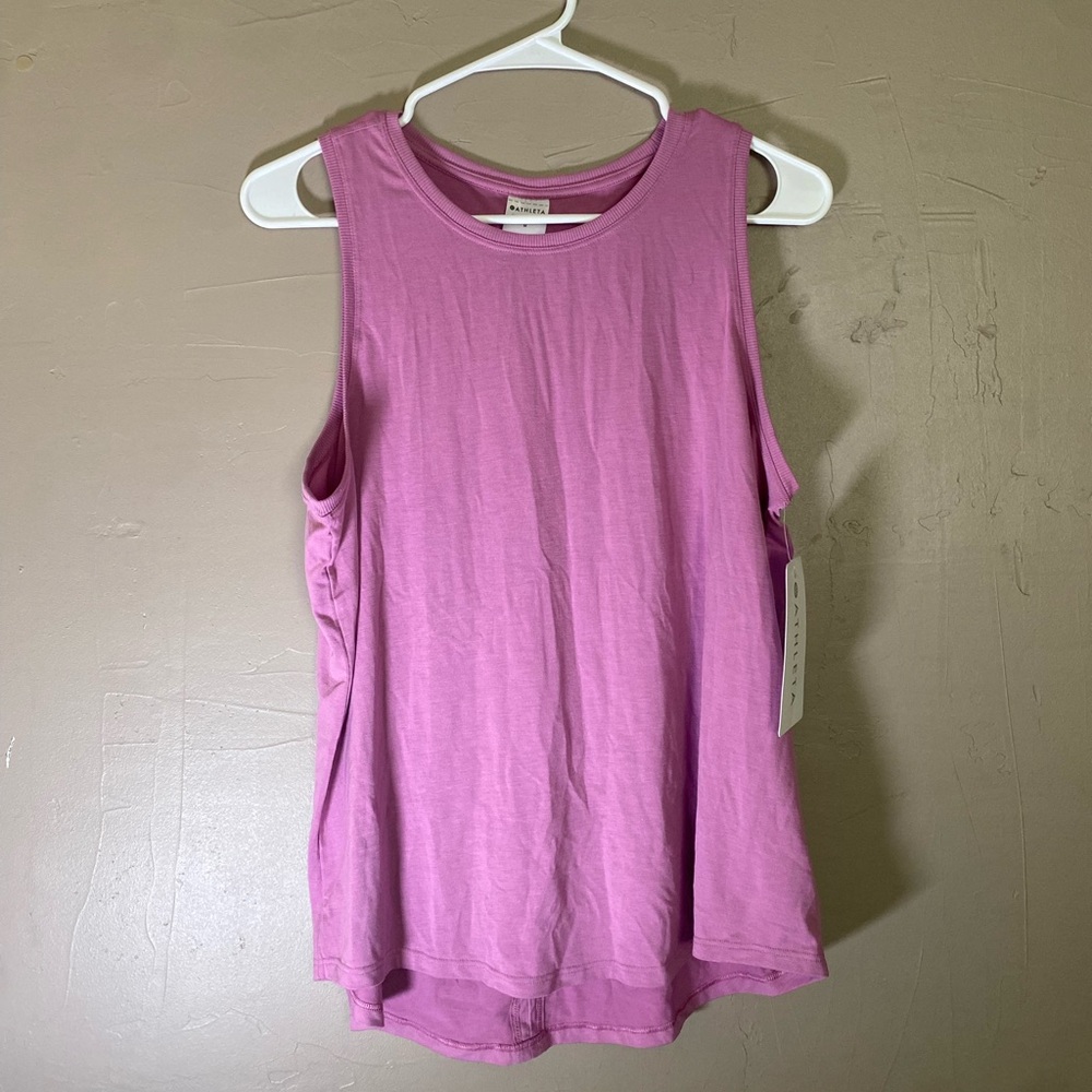 Athleta Pink Sleeveless Tank Top